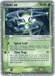 Pokemon EX Unseen Forces Ultra Rare Card - Celebi ex 117/115