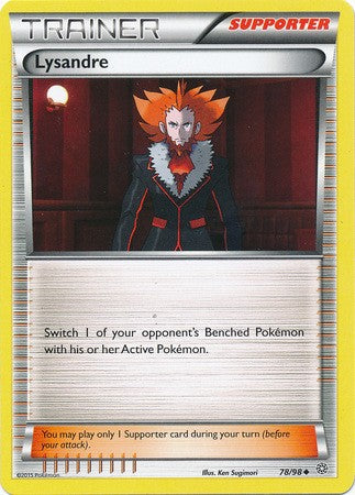 Lysandre 78/98 UNCOMMON - Pokemon XY Ancient Origins Card