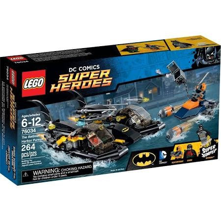 LEGO Super Heroes DC Comics The Batboat Harbour Pursuit #76034