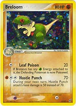 Pokemon EX Deoxys Holo Rare Card - Breloom 3/107