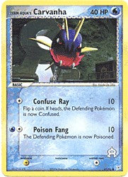 EX Aqua vs Magma - Carvanha