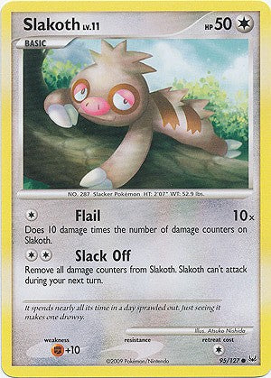 Pokemon Platinum Common Slakoth #95 Pokemon Platinum Common Slakoth #95
