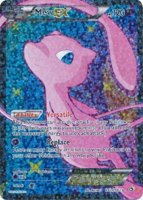 Mew EX RC24/RC25 - Pokemon Legendary Treasures Radiant Full Art Ultra Rare Card