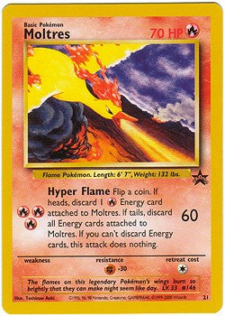 Pokemon Promo Card - Moltres #21
