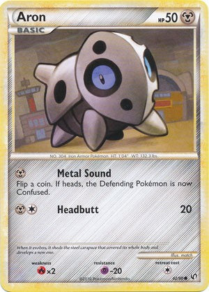 Pokemon Single Card HS UNDAUNTED - 42/90 : Aron Pokemon Single Card HS UNDAUNTED - 42/90 : Aron