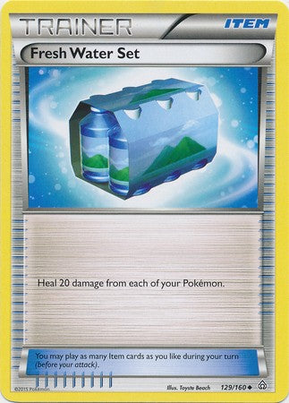 Fresh Water Set 129/160 Trainer - XY Primal Clash Single Card