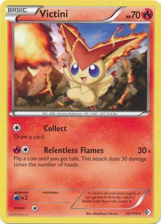 Victini 23/149 - Pokemon Boundaries Crossed Rare Card PokeOrder.com Victini 23/149 - Pokemon Boundaries Crossed Rare Card PokeOrder.com