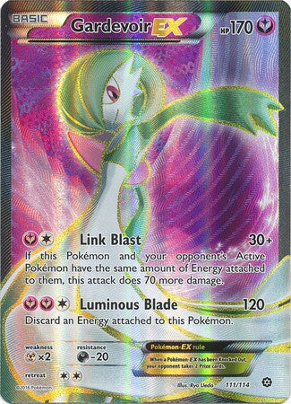 Gardevoir EX 111/114 Full Art - Pokemon XY Steam Siege Card Gardevoir EX 111/114 Full Art - Pokemon XY Steam Siege Card