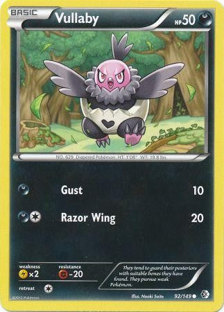 Vullaby 92/149 - Pokemon Boundaries Crossed Common Card