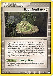 Pokemon EX Power Keepers Common Card - Root Fossil 86/108