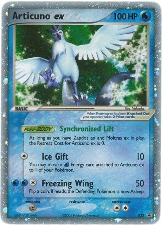 Pokemon Ultra Rare Promo Card - Articuno EX 032