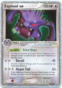 Pokemon EX Crystal Guardians Ultra Rare Card - Exploud ex 92/100