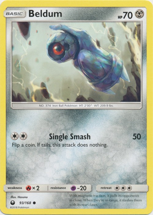 Beldum 93/168 Common - Celestial Storm SM7 Pokemon Card