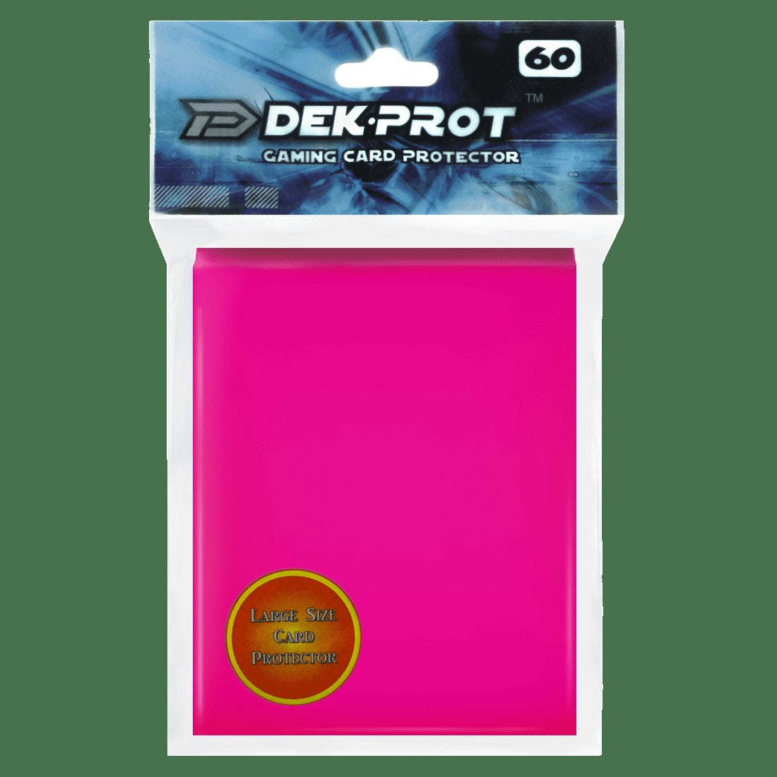 Dek Prot Standard Sized Card Sleeves - Rose Red (60 Card Sleeves)
