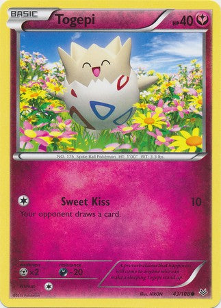 Togepi 43/108 Common - Pokemon XY Roaring Skies Card