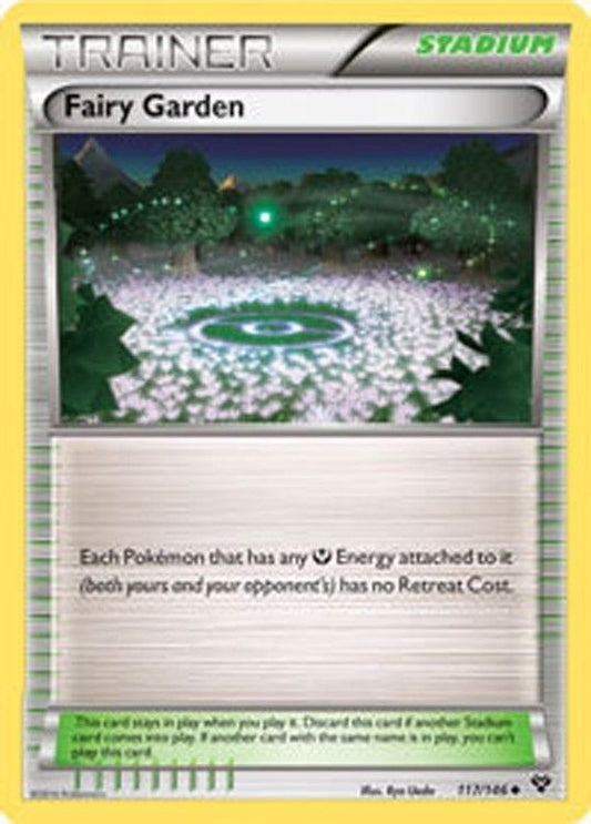 Fairy Garden 117/146 - Pokemon XY Uncommon Trainer Card
