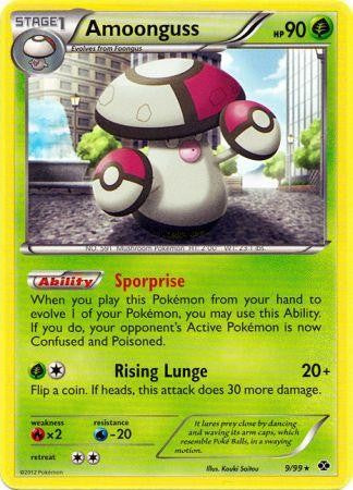 Pokemon Next Destinies Rare Card - Amoongus 9/99