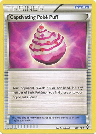 Captivating Poke Puff 99/114 Uncommon - Pokemon XY Steam Siege Card