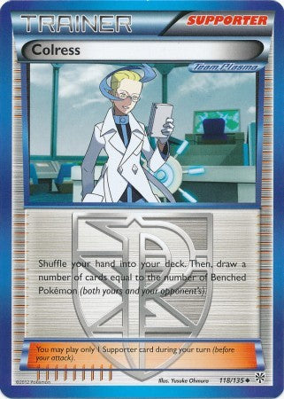 Colress 118/135 - Pokemon Plasma Storm Uncommon Card