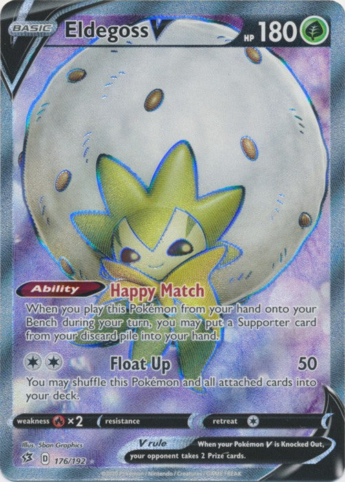 Eldegoss V (Full Art) - 176/192 Pokemon » SWSH Rebel Clash Ultra Rare
