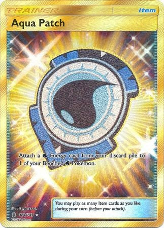 Aqua Patch 161/145 Secret Rare - Pokemon Sun & Moon Guardians Rising Card