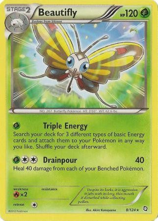 Beautifly 8/124 - Pokemon Dragons Exalted Rare Card
