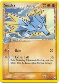 Pokemon EX Dragon Frontiers - Seadra Card