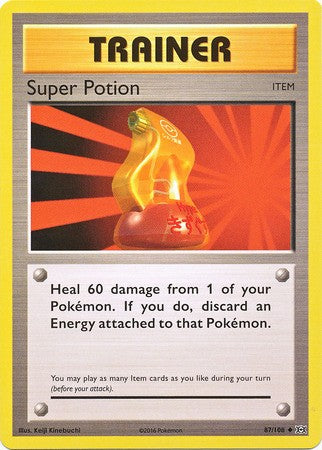 Super Potion 87/108 Uncommon - Pokemon XY Evolutions Single Card
