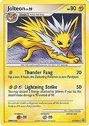 Pokemon Diamond and Pearl Majestic Dawn- Jolteon(Rare)
