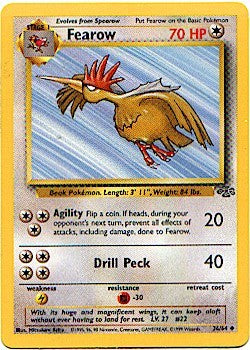 pokemon jungle card prices Pokemon Jungle Uncommon Fearow #36