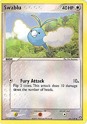 Pokemon EX Power Keepers Common Card - Swablu 66/108