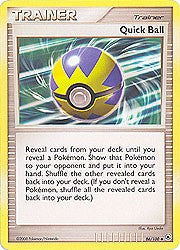 Pokemon Diamond and Pearl Majestic Dawn- Quick Ball(Uncommon)