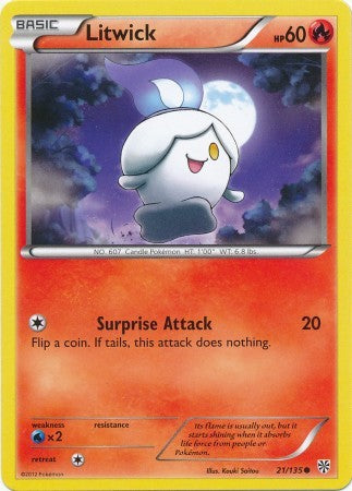 pokemon litwick card (Mega Rising #41/331, 1-Diamond) Placeholder Image Provided Litwick - 11/145