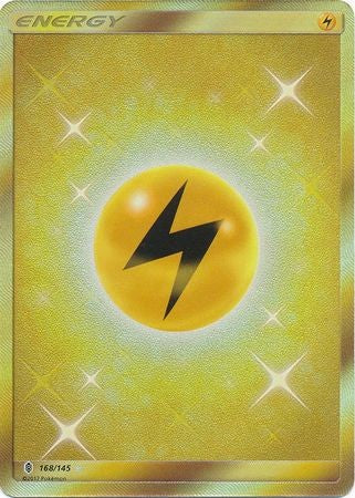 Lightning Energy 168/145 Secret Rare - Pokemon Sun & Moon Guardians Rising Card