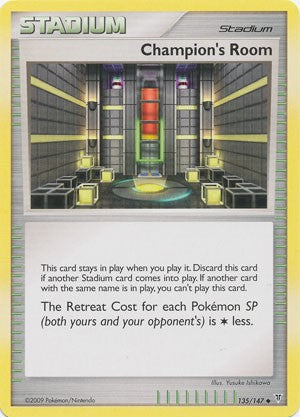 Pokemon Supreme Victors Uncommon Card - Champion's Room 135/147