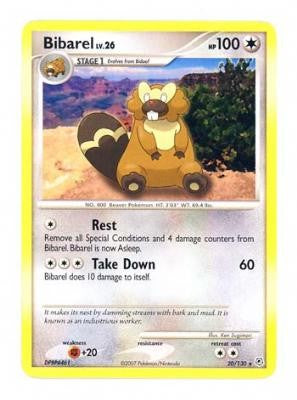Pokemon Diamond & Pearl Rare Card - Bibarel 20/130 PokeOrder.com Pokemon Diamond & Pearl Rare Card - Bibarel 20/130 PokeOrder.com