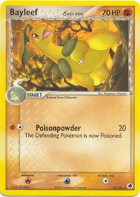 Pokemon EX Dragon Frontiers - Bayleef Card
