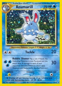 Pokemon Neo Genesis - Azumarill Holofoil