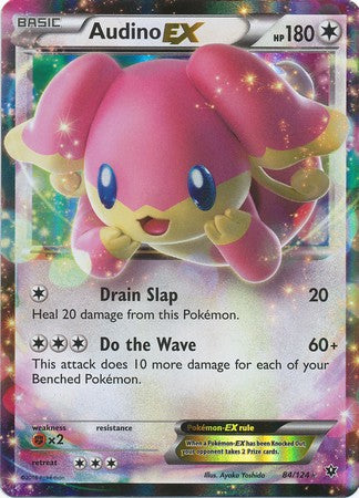 Audino EX 84/124 Ultra Rare - Pokemon XY Fates Collide Card