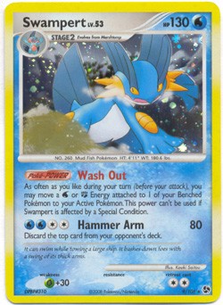 Pokemon Diamond & Pearl Great Encounters Rare Swampert #9