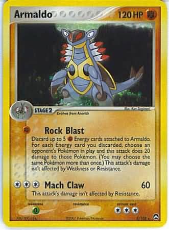 Pokemon EX Power Keepers Holo Rare Card - Armaldo 3/108 PokeOrder.com Pokemon EX Power Keepers Holo Rare Card - Armaldo 3/108 PokeOrder.com