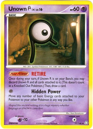 Pokemon Legends Awakened Uncommon Card - Unown R 77/146 PokeOrder.com Pokemon Legends Awakened Uncommon Card - Unown R 77/146 PokeOrder.com