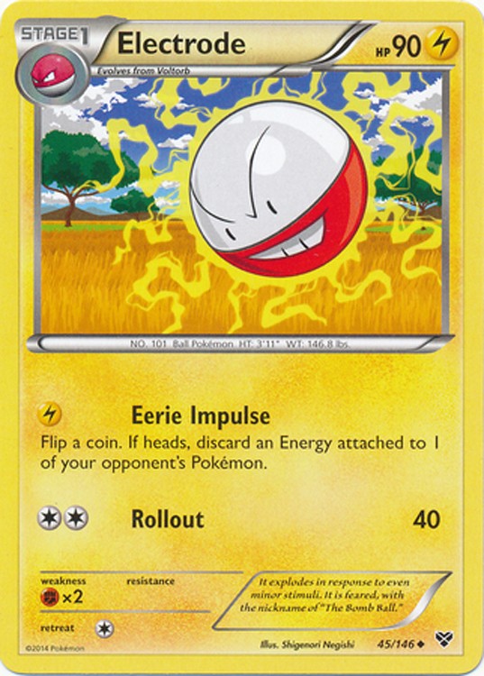 Electrode 45/146 - Pokemon XY Uncommon Card PokeOrder.com Electrode 45/146 - Pokemon XY Uncommon Card PokeOrder.com