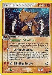 Pokemon EX Power Keepers Holo Rare Card - Kabutops 10/108