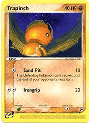 Pokemon Sandstorm Common Card - Trapinch 82/100