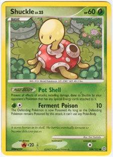 Pokemon Secret Wonders Common Card - Shuckle 109/132