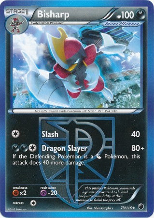 Bisharp 73/116 - Pokemon Plasma Freeze Rare Card