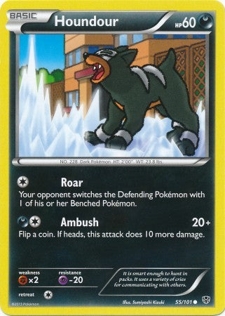 Houndour 55/101 - Pokemon Plasma Blast Common Card