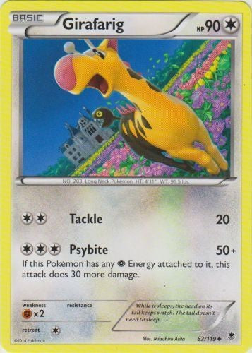 Girafarig 82/119 - Uncommon Pokemon XY Phantom Forces Card
