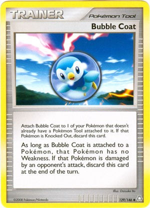 Pokemon Legends Awakened Uncommon Card - Bubble Coat 129/146
